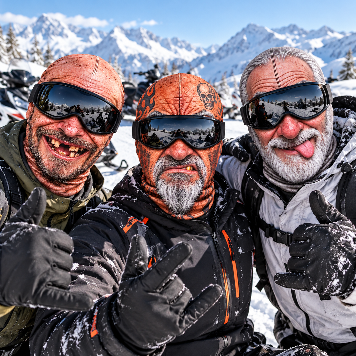 FrostFellas™ Funny Face Balaclava